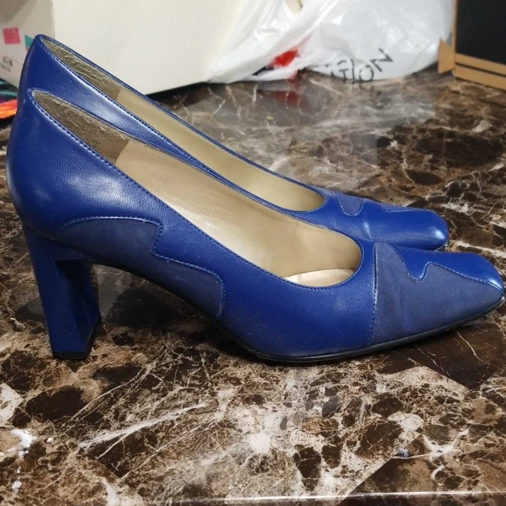 Blue heels